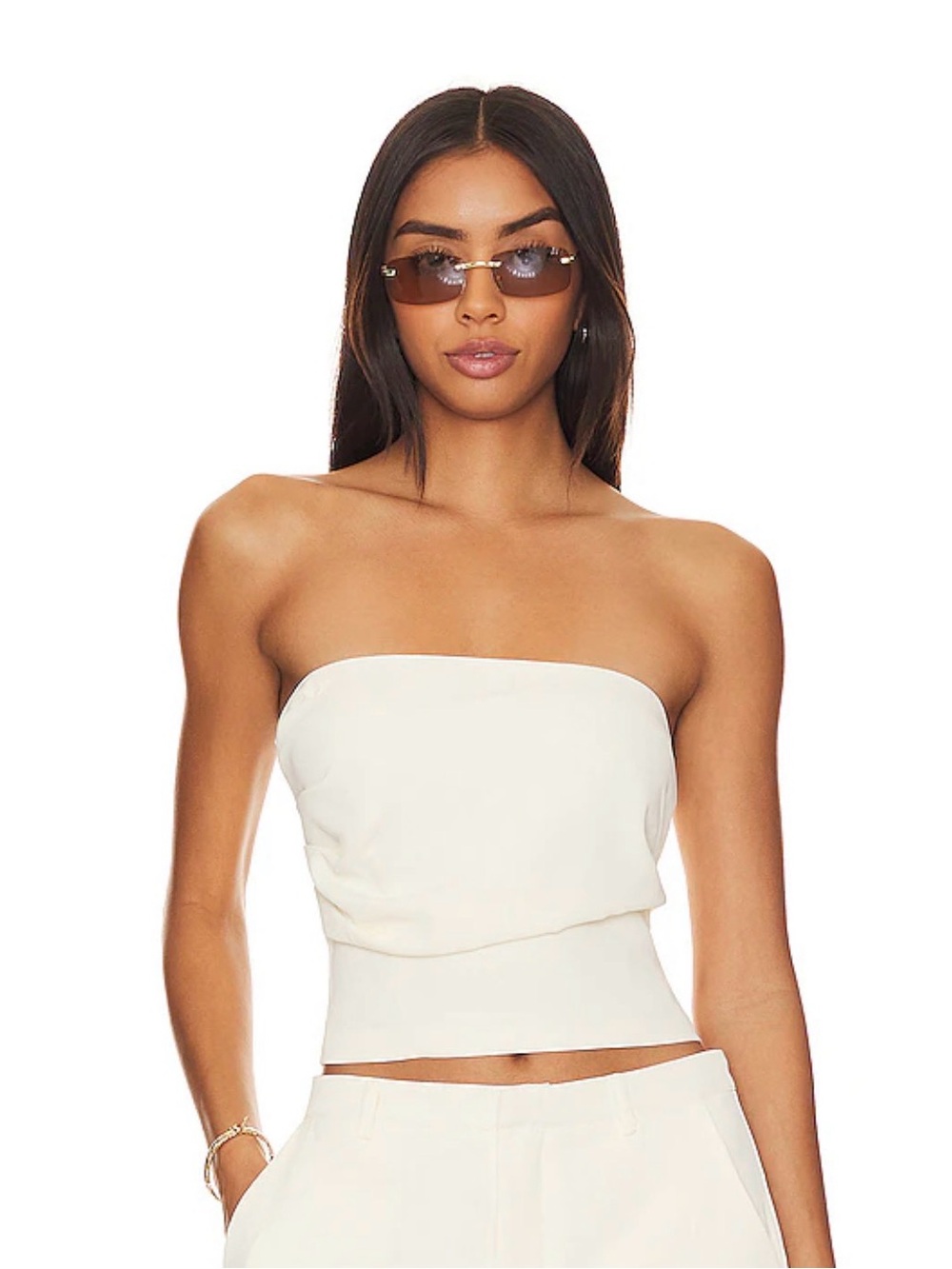 SNDYS - Roma top in ivory S